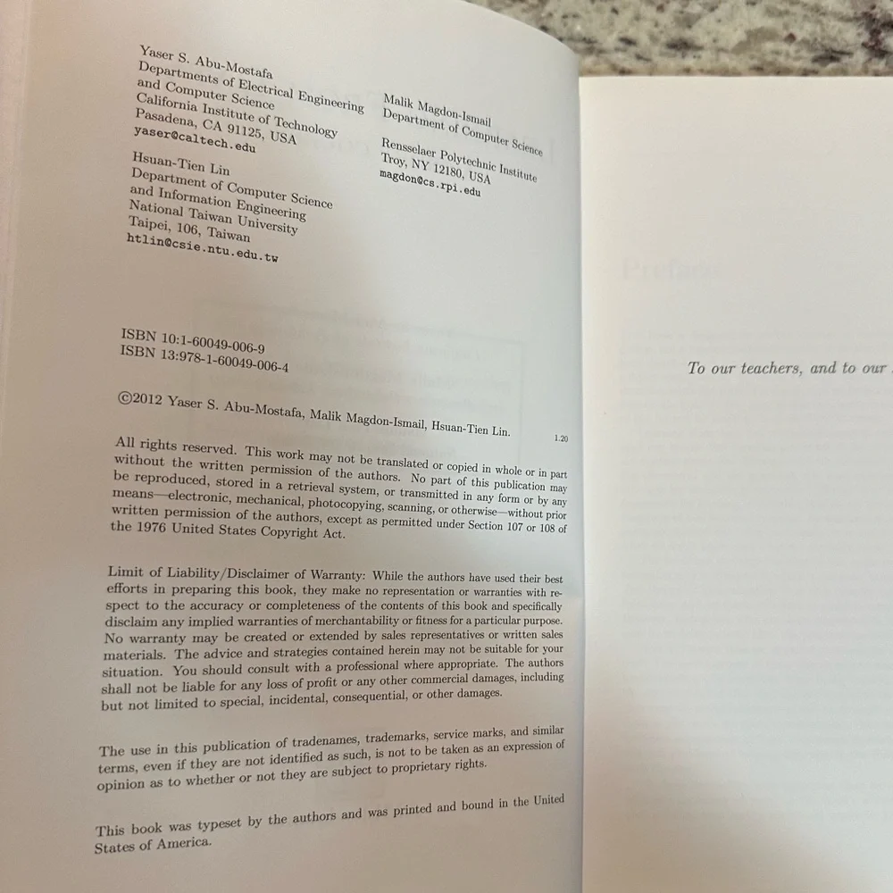 learning from data book - Picture 2 of 3